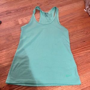 Lime green Nike dri-fit tank